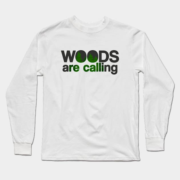 Woods are calling Long Sleeve T-Shirt by hoopoe